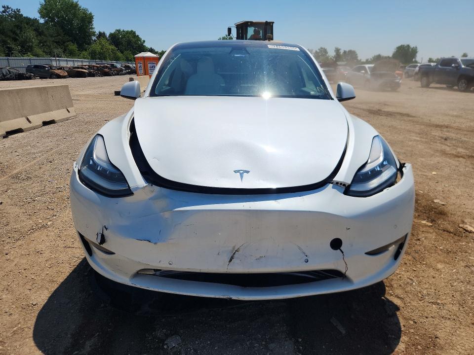 2020 Tesla Model y VIN 5YJYGDEE3LF023756 COPART salvage auction — FRONT END, IL - CERTIFICATE OF TITLE, sold $5,900 on 2026-07-23 (photo 5)