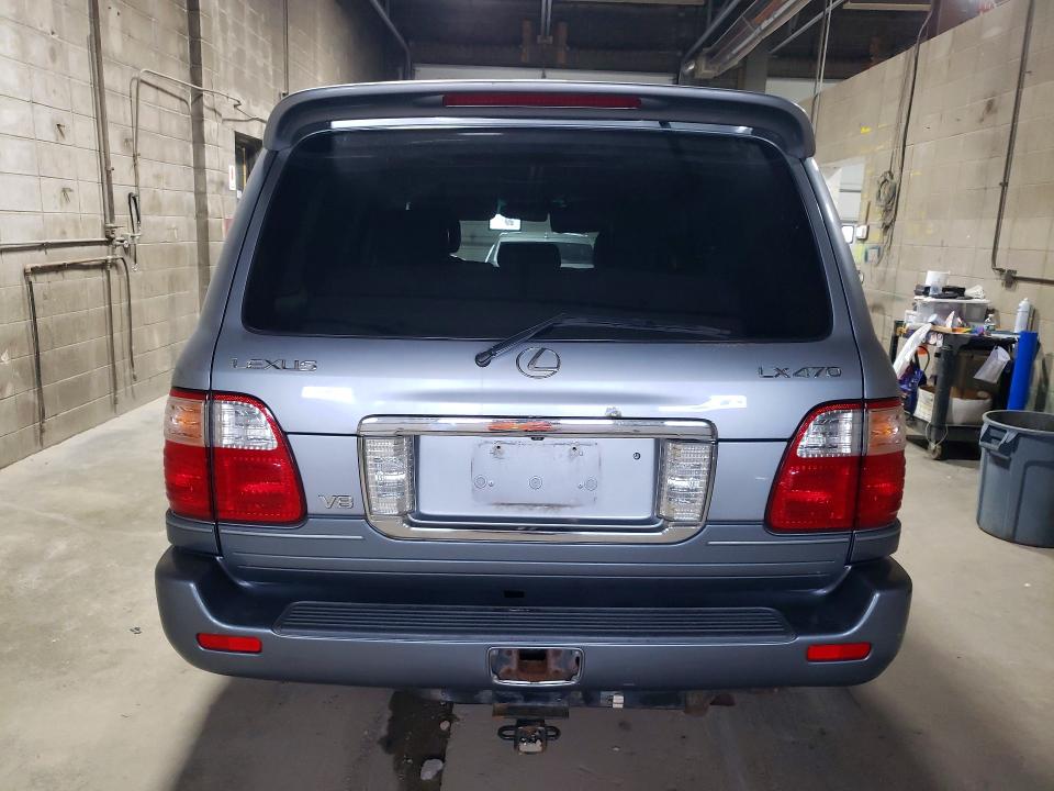 2005 Lexus Lx 470 VIN JTJHT00W253551614 COPART salvage auction — FRONT END, Mn - Cert Of Title-Salvage, sold $275 on 2026-07-30 (photo 6)