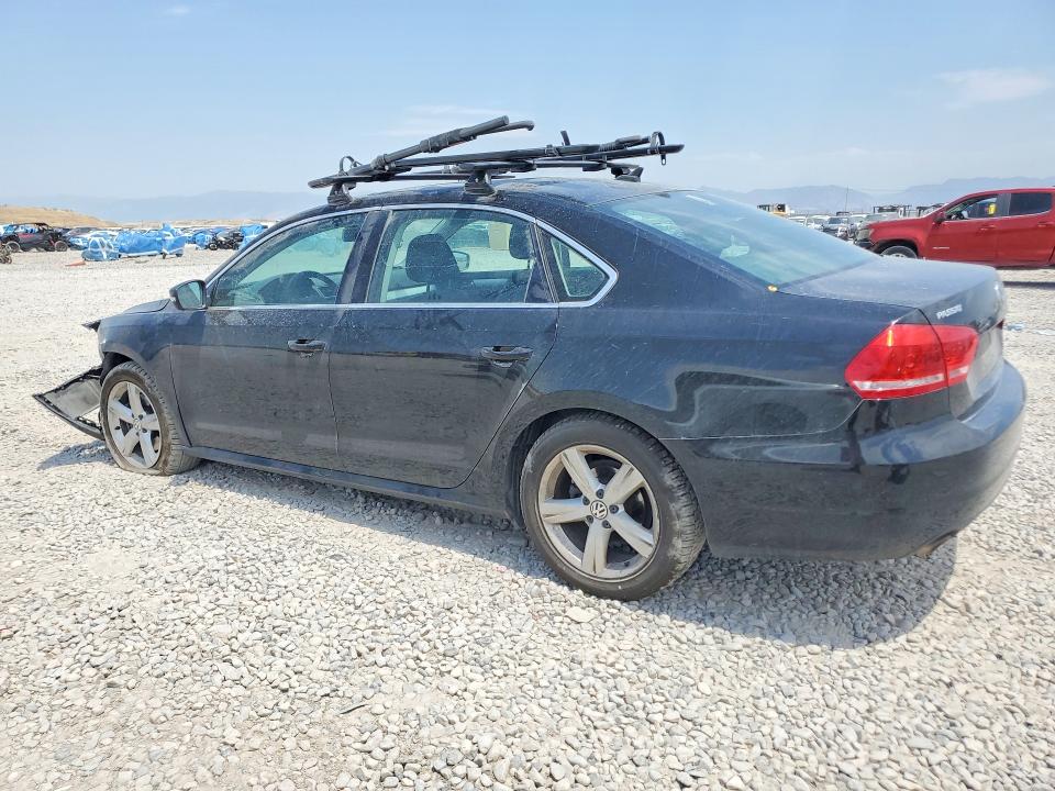 2013 Volkswagen Passat VIN 1VWBP7A39DC111668 COPART salvage auction — FRONT END, Salvage Title, sold $375 on 2026-08-21 (photo 2)