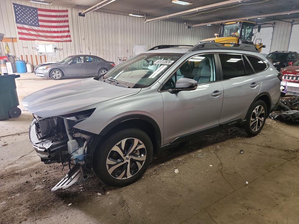 2021 Subaru Outback VIN 4S4BTANCXM3184131 COPART salvage auction — FRONT END, Wi - Cert Of Title-Salvage Vehicle, sold $7,700 on 2026-07-27 (photo 1)