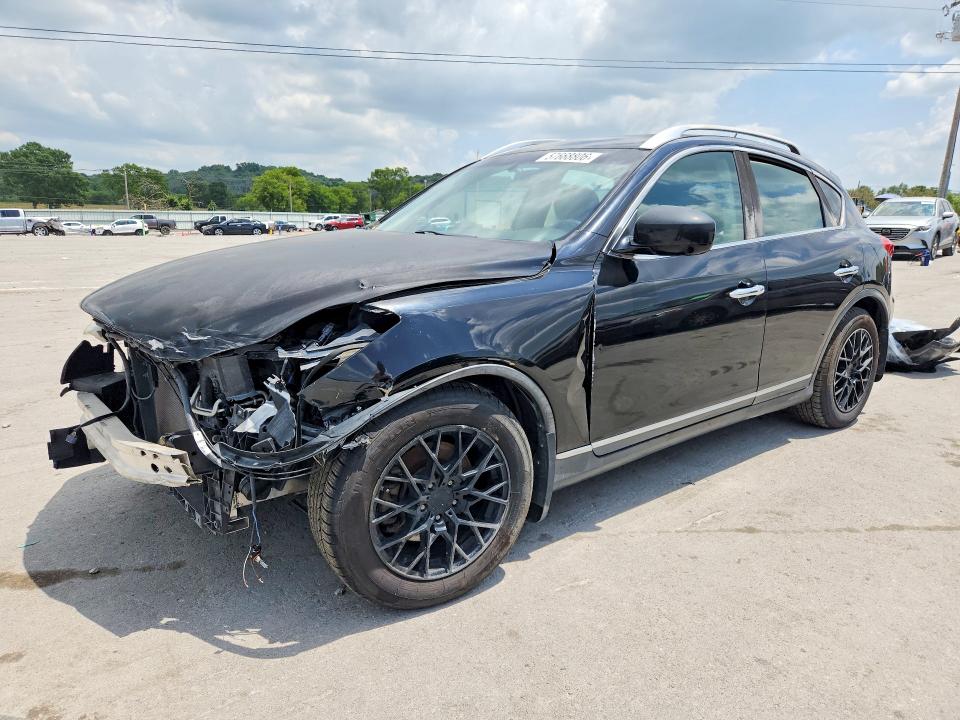 2010 Infiniti Ex35 VIN JN1AJ0HP4AM703651 COPART salvage auction — FRONT END, TN - SALVAGE CERTIFICATE (P), sold $725 on 2026-07-13 (photo 1)
