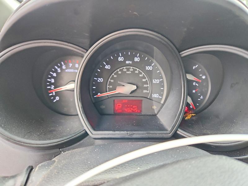 2017 Kia Rio VIN KNADM4A3XH6112249 COPART salvage auction — FRONT END, Ca - Salvage Certificate, sold $550 on 2026-07-16 (photo 9)