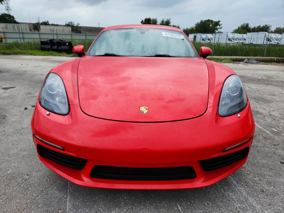 2017 Porsche Cayman VIN WP0AA2A84HS270611 COPART salvage auction — REAR END, Fl - Cert Of Title-Rebuilt (P), sold $10,200 on 2026-07-28 (photo 5)