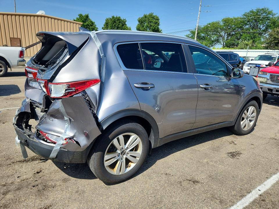 2018 Kia Sportage VIN KNDPMCAC8J7379075 COPART salvage auction — REAR END, Oh - Cert Of Title-Salvage, sold $1,450 on 2026-07-22 (photo 3)