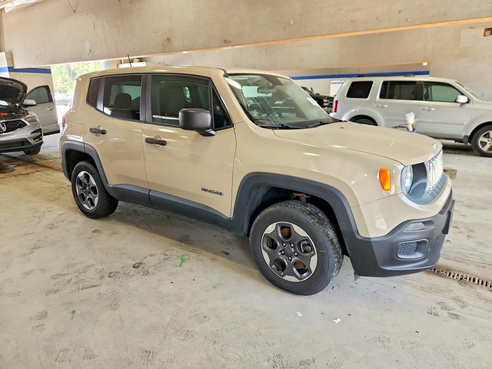 2016 Jeep Renegade VIN ZACCJBAW2GPD19638 COPART salvage auction — MINOR DENT/SCRATCHES, Va - Certificate Of Title, sold $625 on 2026-07-17 (photo 4)