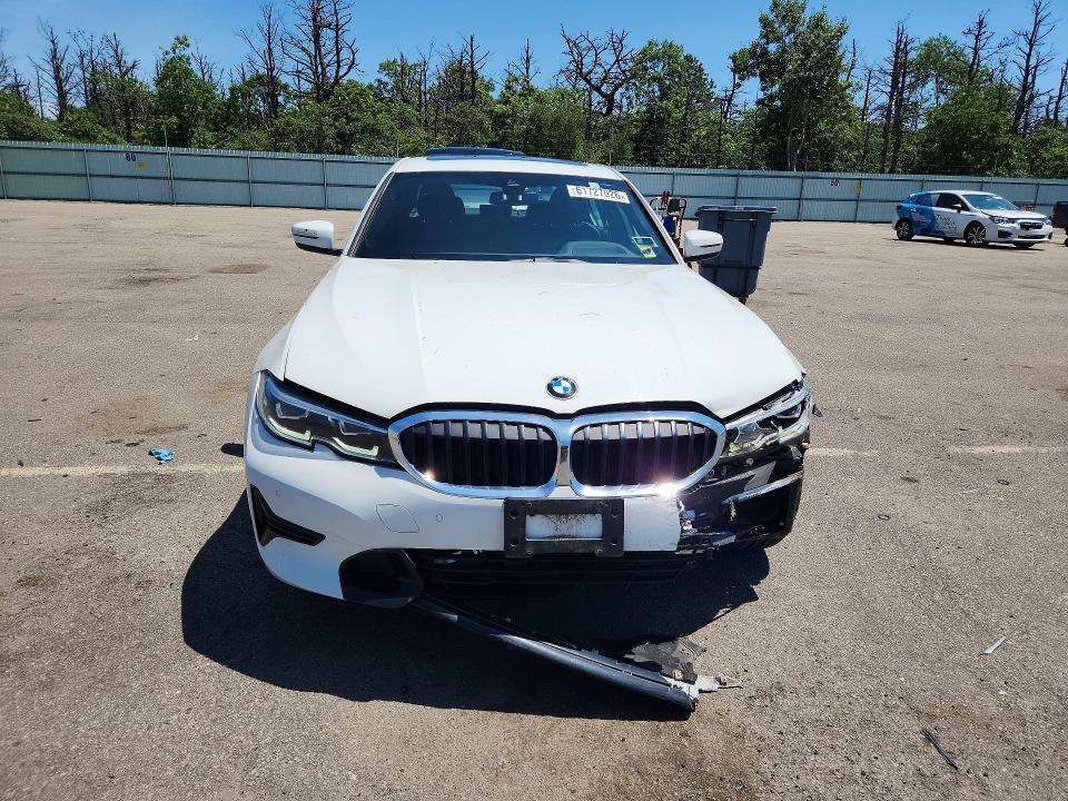 2020 BMW 3er VIN 3MW5R7J04L8B08325 COPART salvage auction — FRONT END, NY - MV-907A SALVAGE CERTIFICATE, sold $11,500 on 2026-07-27 (photo 5)