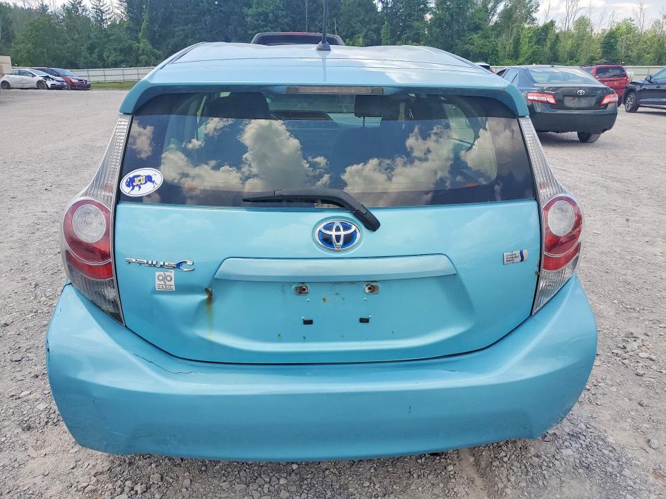 2014 Toyota Prius c VIN JTDKDTB34E1079597 COPART salvage auction — NORMAL WEAR, Ny - Certificate Of Title, sold $1,150 on 2026-07-20 (photo 6)