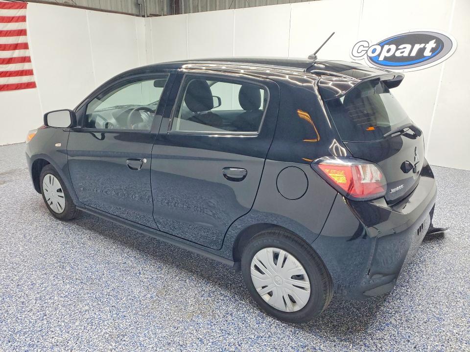 2024 Mitsubishi Mirage VIN ML32AUHJ1RH019863 COPART salvage auction — REAR END, MS - CERTIFICATE OF TITLE (P), sold $6,900 on 2026-07-15 (photo 2)