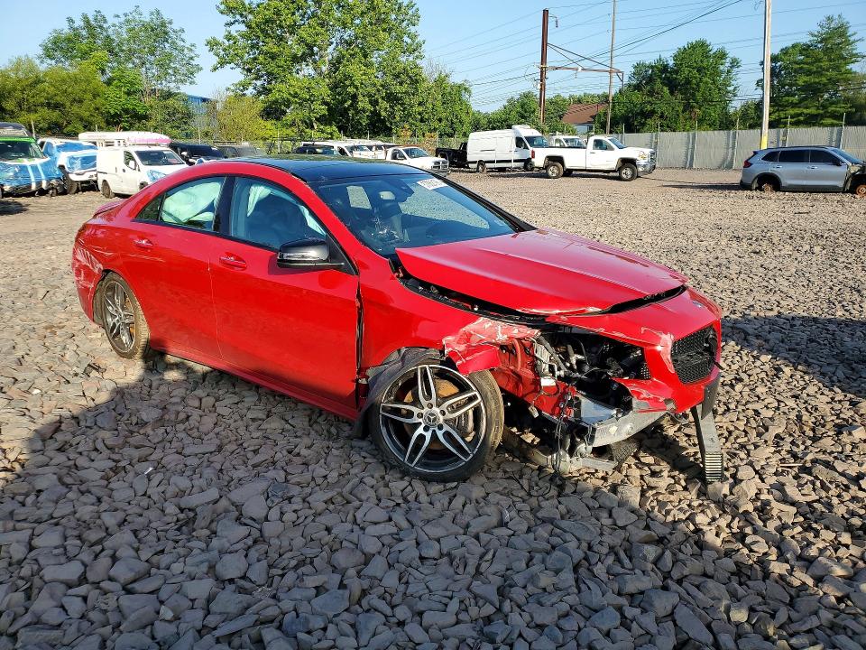 2019 Mercedes-benz Cla-klasse VIN WDDSJ4GB7KN712361 COPART salvage auction — FRONT END, Pa - Cert Of Salv-R=Reconstructed, sold $800 on 2026-07-22 (photo 4)