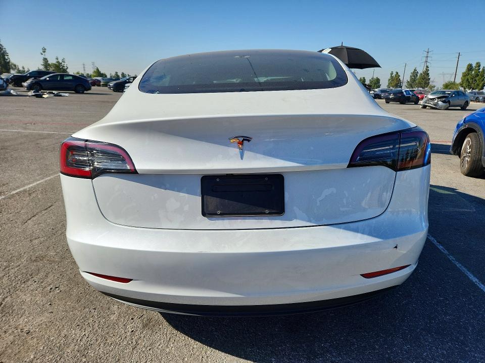 2023 Tesla Model 3 VIN 5YJ3E1EA3PF555543 COPART salvage auction — FRONT END, Ca - Salvage Certificate, sold $6,200 on 2026-07-16 (photo 6)