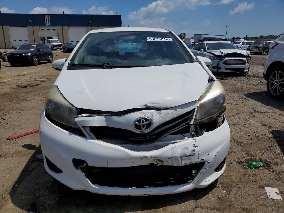 2014 Toyota Yaris VIN JTDKTUD32ED579021 COPART salvage auction — FRONT END, Mi - Certificate Of Title, sold $1,900 on 2026-07-14 (photo 5)