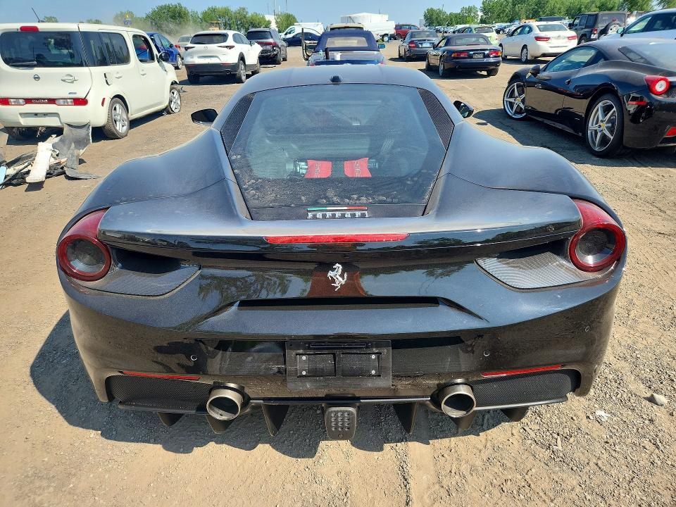 2016 Ferrari 488 VIN ZFF79ALA2G0219262 COPART salvage auction — WATER/FLOOD, Qc - Irrecuperable, sold $101,000 on 2026-08-04 (photo 6)