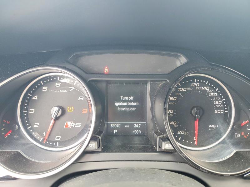 2015 Audi Rs5 VIN WUAC6AFR3FA901411 COPART salvage auction — SIDE, Tn - Salvage Certificate, sold $8,700 on 2026-08-03 (photo 9)