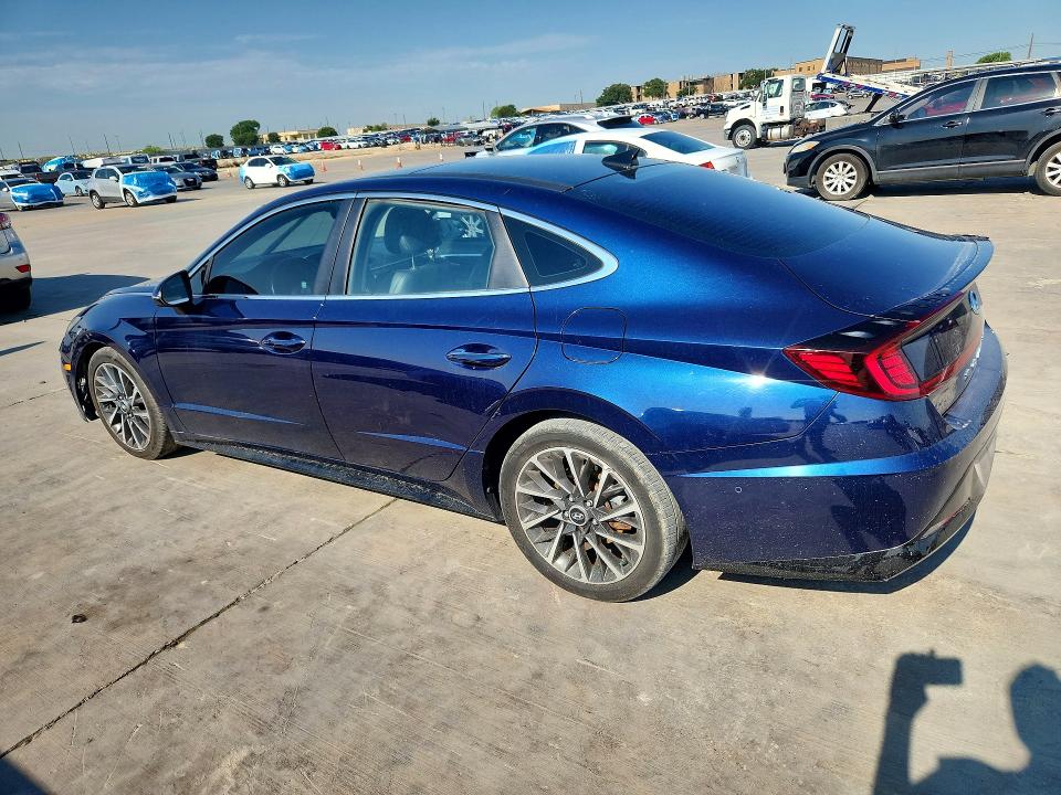 2022 Hyundai Sonata VIN 5NPEH4J26NH149738 COPART salvage auction — NORMAL WEAR, Tx - Certificate Of Title, sold $8,700 on 2026-07-29 (photo 2)