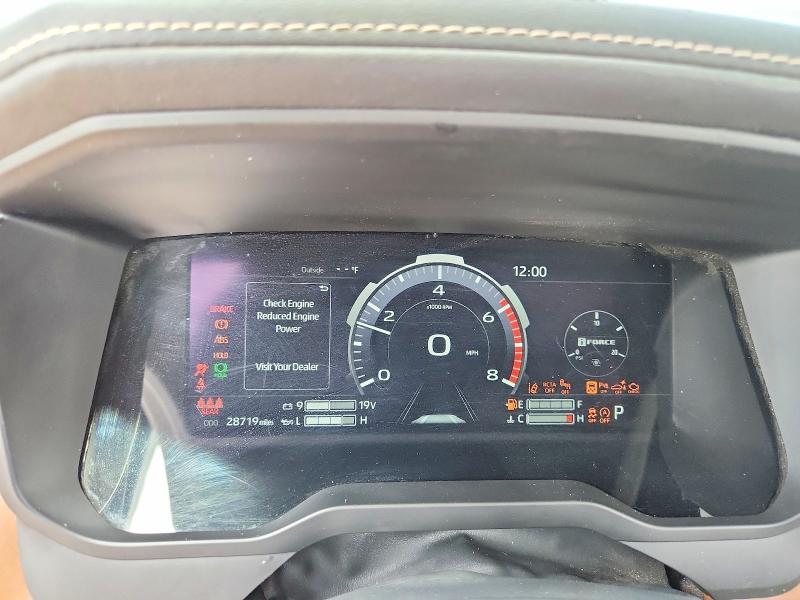 2025 Toyota Tundra VIN 5TFMA5DB6SX279293 COPART salvage auction — ALL OVER, Tx - Salvage Vehicle Title, sold $15,800 on 2026-07-28 (photo 9)