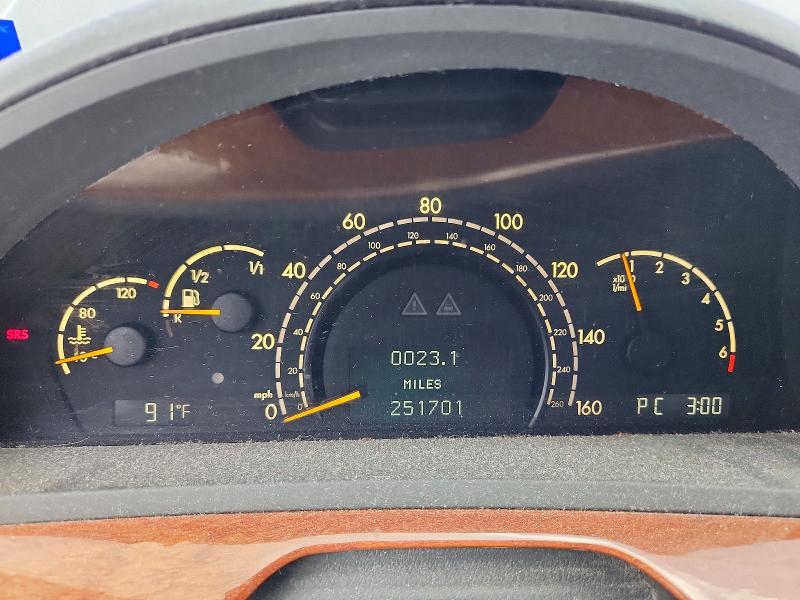2006 Mercedes-benz S class VIN WDBNG83J26A478281 COPART salvage auction — NORMAL WEAR, TX - CERTIFICATE OF TITLE, sold $70 on 2026-07-16 (photo 9)
