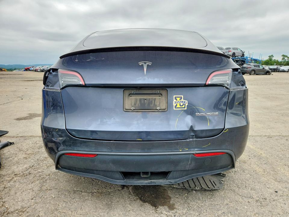 2022 Tesla Model y VIN 7SAYGDEF2NF467225 COPART salvage auction — FRONT END, Pa - Certificate Of Salvage, sold $8,900 on 2026-07-31 (photo 6)