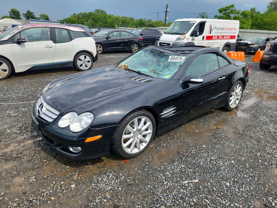 2007 Mercedes-benz Sl-klasse VIN WDBSK71F37F130780 COPART salvage auction — ROOF, Nj - Certificate Of Title, sold $1,900 on 2026-08-07 (photo 1)