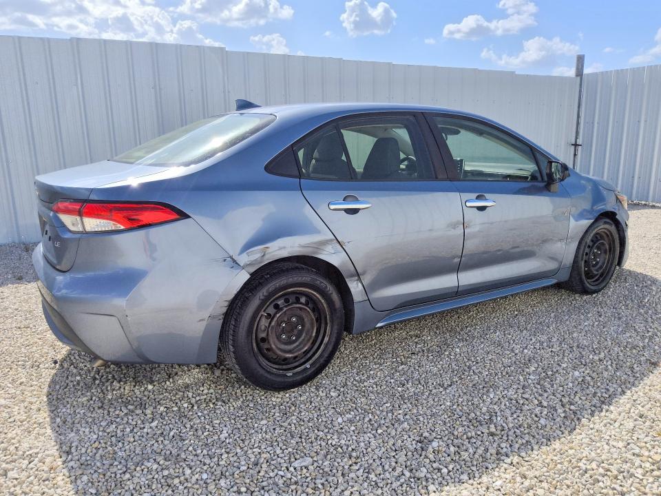 2020 Toyota Corolla VIN JTDEPRAE3LJ056433 COPART salvage auction — SIDE, Fl - Certificate Of Title, sold $700 on 2026-07-28 (photo 3)