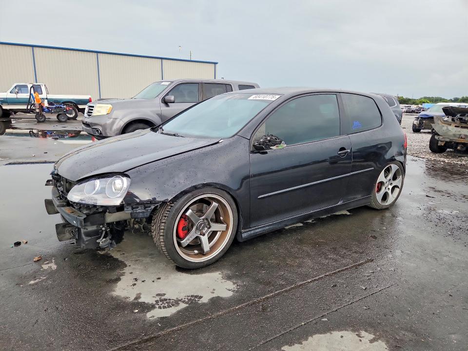 2009 Volkswagen Gti VIN WVWEV71K79W017582 COPART salvage auction — FRONT END, Fl - Cert Of Title Slvg Rebuildable, sold $450 on 2026-08-03 (photo 1)