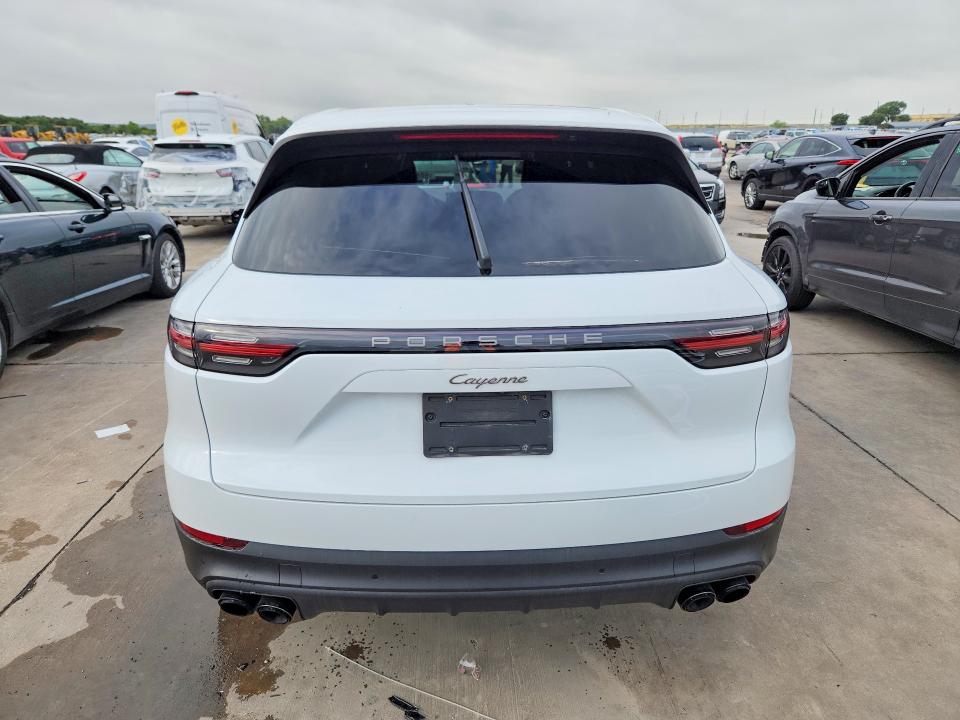 2022 Porsche Cayenne VIN WP1AA2AYXNDA05917 COPART salvage auction — FRONT END, TX - SALVAGE VEHICLE TITLE (P), sold $22,200 on 2026-07-23 (photo 6)