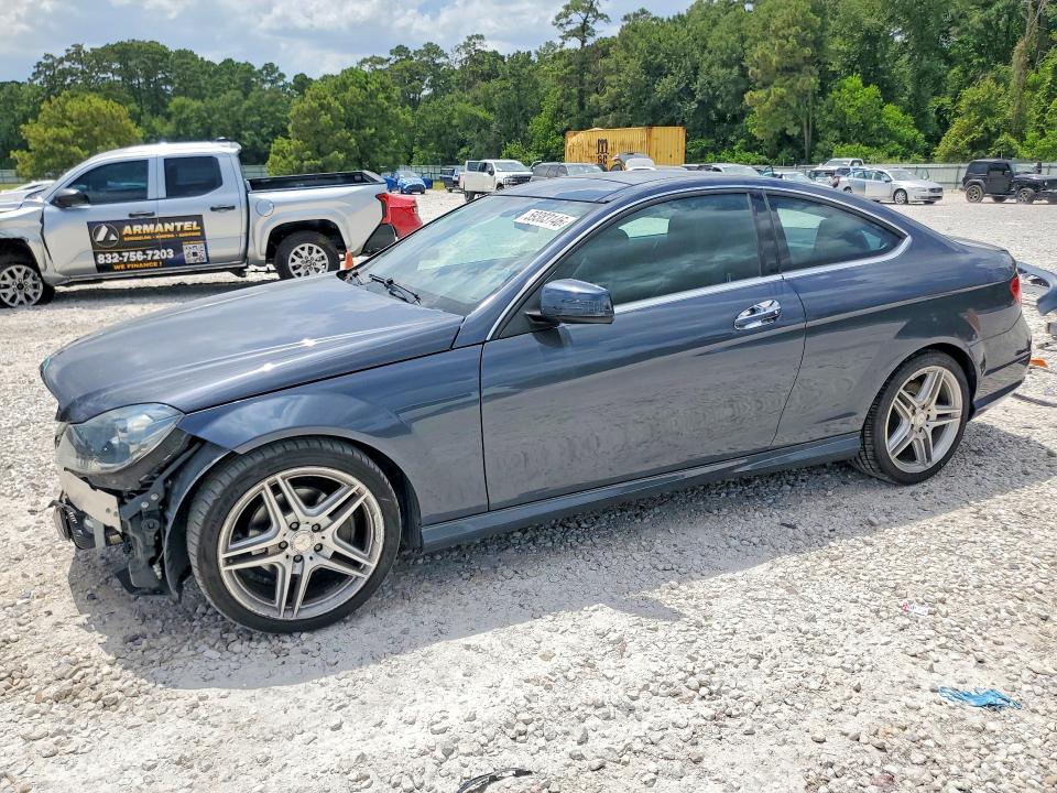 2013 Mercedes-benz C-klasse VIN WDDGJ4HB3DF950659 COPART salvage auction — FRONT END, Ms - Cert Of Title-Salvaged, sold $175 on 2026-08-14 (photo 1)