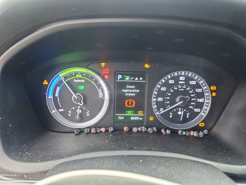 2018 Hyundai Sonata VIN KMHE34L38JA084067 COPART salvage auction — FRONT END, Ct - Cert Of Title-Salvage, sold $475 on 2026-07-28 (photo 9)