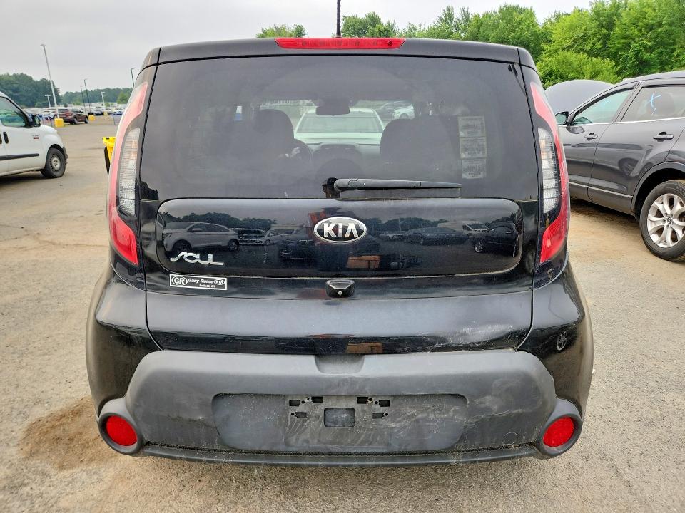 2015 Kia Soul VIN KNDJN2A29F7151596 COPART salvage auction — FRONT END, MA - CERTIFICATE OF TITLE (P), sold $1,000 on 2026-07-27 (photo 6)