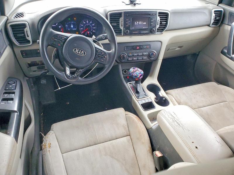 2017 Kia Sportage VIN KNDPM3AC0H7083168 COPART salvage auction — MECHANICAL, Oh - Certificate Of Title, sold $1,050 on 2026-07-31 (photo 8)