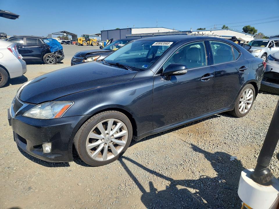 2009 Lexus Is VIN JTHBK262292091098 COPART salvage auction — REAR END, VA - CERTIFICATE OF TITLE, sold $125 on 2026-07-24 (photo 1)
