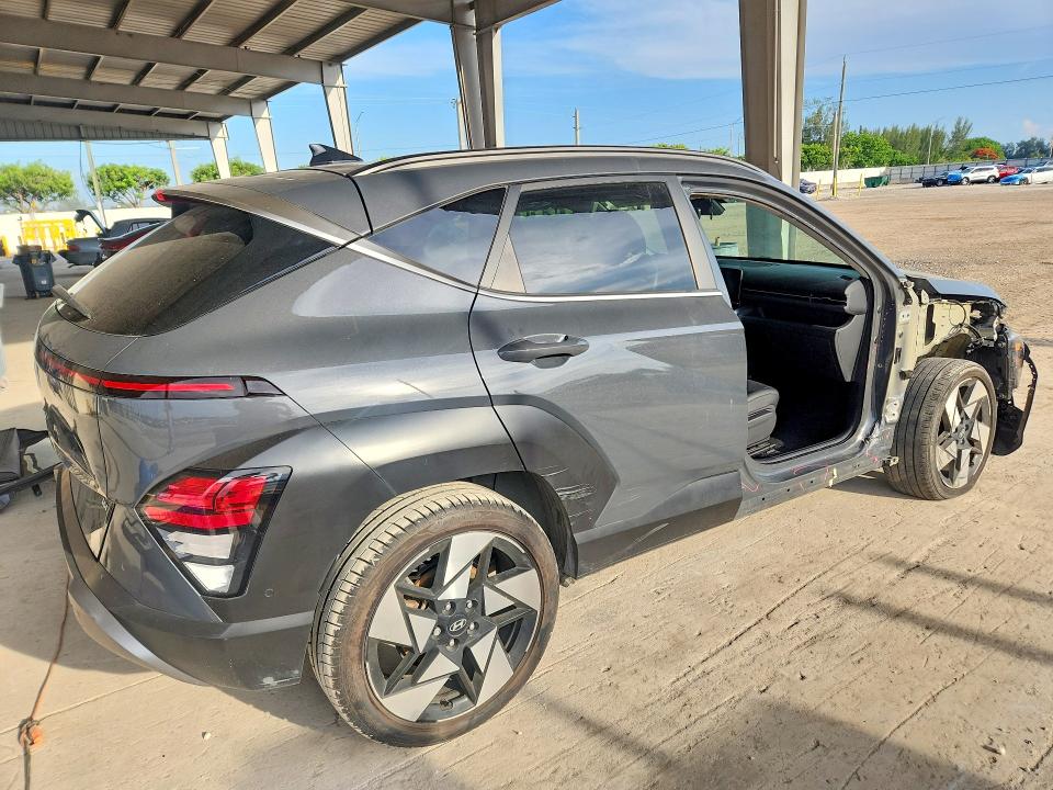 2024 Hyundai Kona VIN KM8HE3A34RU122604 COPART salvage auction — FRONT END, Fl - Cert Of Title Slvg Rebuildable, sold $7,200 on 2026-08-19 (photo 3)