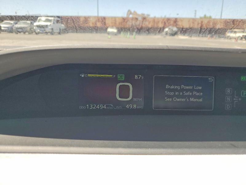 2016 Toyota Prius VIN JTDKARFU7G3016614 COPART salvage auction — SIDE, CA - SALVAGE CERTIFICATE, sold $3,350 on 2026-07-15 (photo 9)