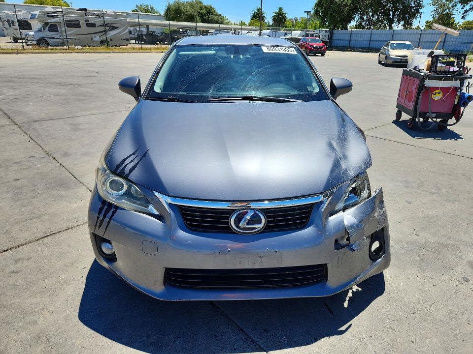 2014 Lexus Ct 200 VIN JTHKD5BHXE2196584 COPART salvage auction — FRONT END, CA - SALVAGE CERTIFICATE, sold $1,750 on 2026-07-13 (photo 5)