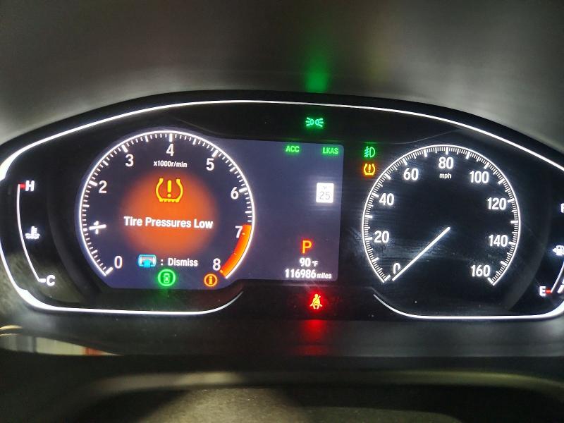 2018 Honda Accord VIN 1HGCV2F35JA002934 COPART salvage auction — HAIL, Mo - Certificate Of Title, sold $6,200 on 2026-07-29 (photo 9)