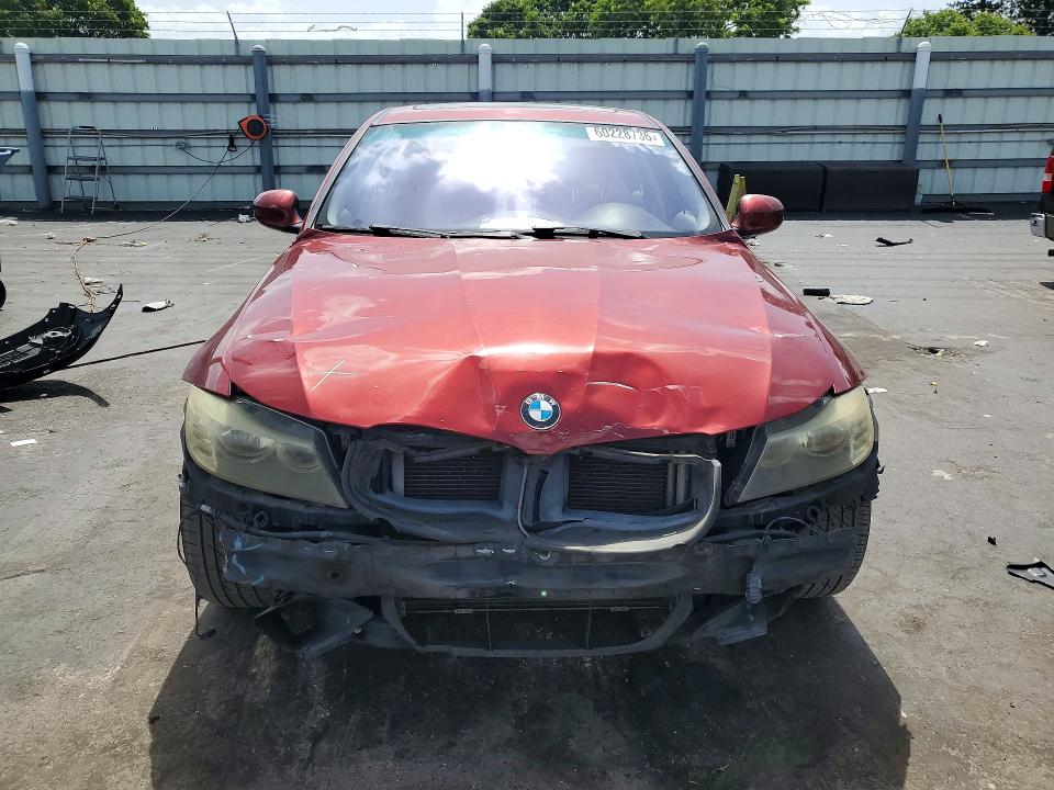 2011 BMW 3 series VIN WBAPH7G55BNM58413 COPART salvage auction — FRONT END, FL - CERT OF TITLE SLVG REBUILDABLE, sold $575 on 2026-07-20 (photo 5)