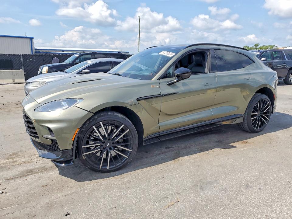 2025 Aston martin Dbx VIN SD7VUJDW0STV12390 COPART salvage auction — FRONT END, Fl - Cert Of Title Slvg Rebuildable, sold $56,500 on 2026-09-10 (photo 1)