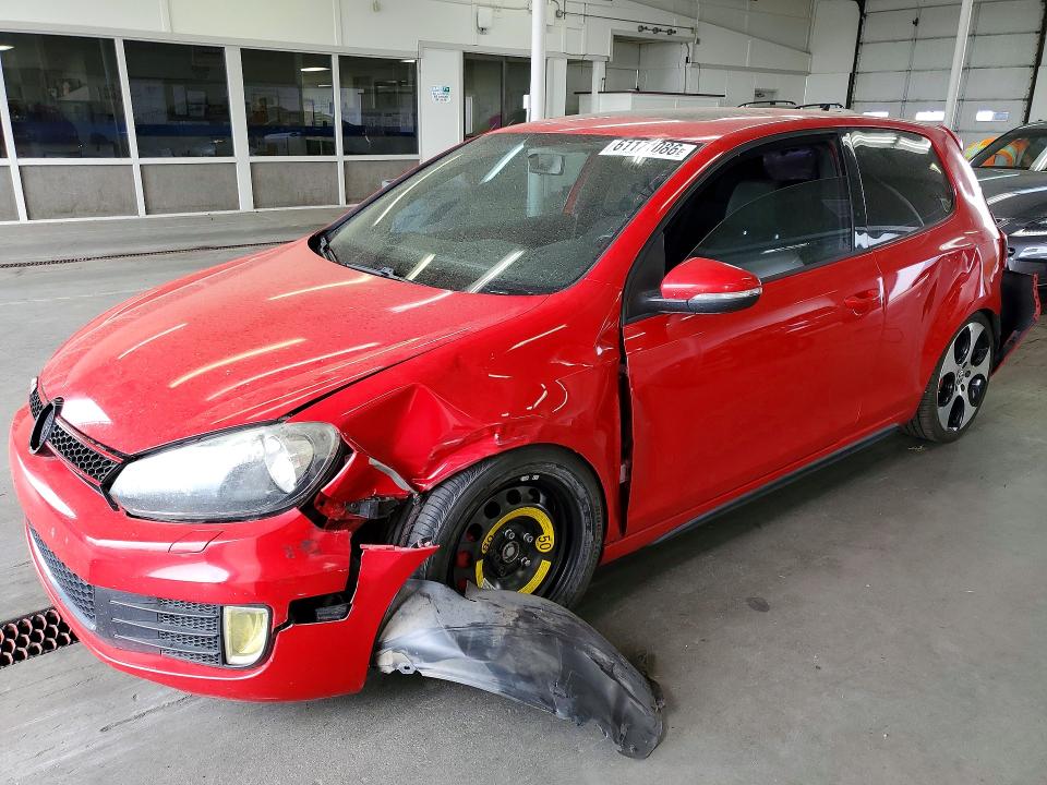 2011 Volkswagen Gti VIN WVWFD7AJ4BW103615 COPART salvage auction — FRONT END, WA - BILL OF SALE, sold $850 on 2026-08-14 (photo 1)