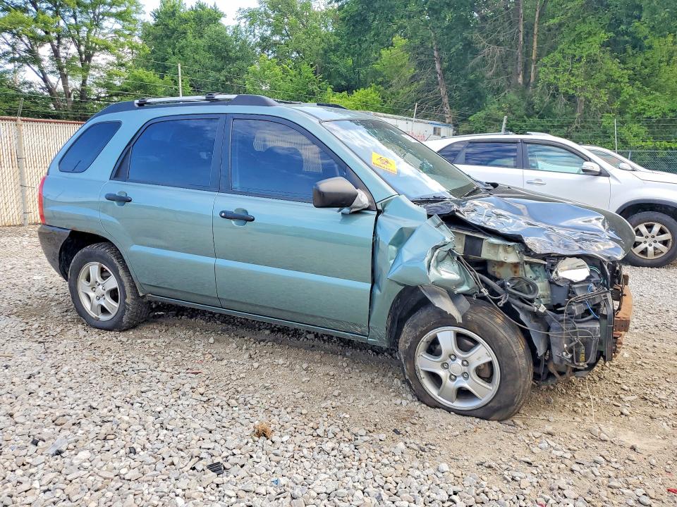 2008 Kia Sportage VIN KNDJF724X87458871 COPART salvage auction — FRONT END, Oh - Cert Of Title-Salvage, sold $225 on 2026-07-22 (photo 4)