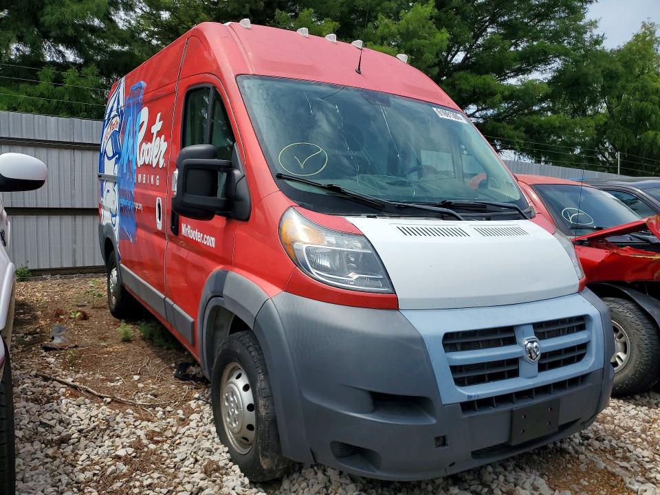 2017 Ram Promaster 2500 VIN 3C6TRVCG4HE528031 COPART salvage auction — REAR END, Mo - Certificate Of Title, sold $2,650 on 2026-07-31 (photo 4)