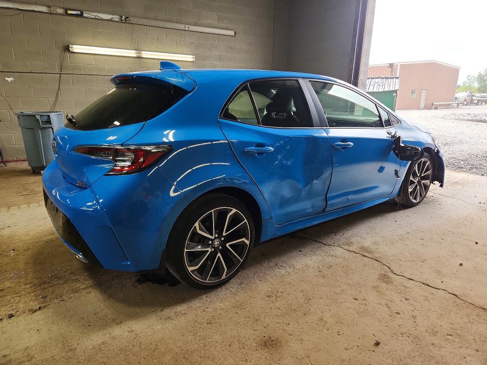 2019 Toyota Corolla VIN JTNK4RBE3K3070177 COPART salvage auction — FRONT END, Ny - Mv-907A Salvage Certificate, sold $4,900 on 2026-07-20 (photo 3)