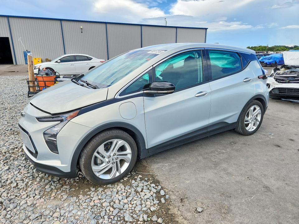 2023 Chevrolet Bolt VIN 1G1FW6S04P4201761 COPART salvage auction — SIDE, Fl - Cert Of Title Slvg Rebuildable, sold $8,700 on 2026-07-27 (photo 1)