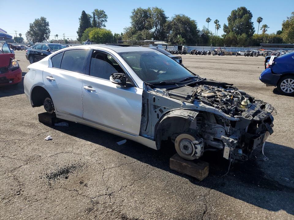 2017 Infiniti Q50 VIN JN1EV7AP9HM738575 COPART salvage auction — STRIPPED, Ca - Salvage Certificate, sold $60 on 2026-07-24 (photo 4)