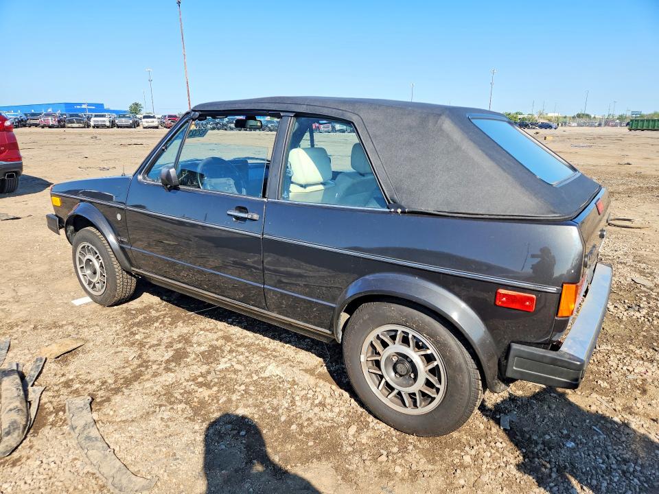 1987 Volkswagen Cabriolet VIN WVWCA0151HK036218 COPART salvage auction — MINOR DENT/SCRATCHES, OH - DEALER ONLY CLEAN TITLE, sold $725 on 2026-08-11 (photo 2)