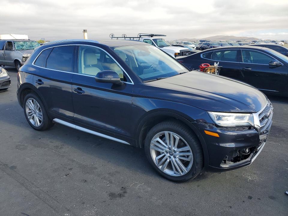 2018 Audi VIN WA1BNAFY8J2100747 COPART salvage auction — FRONT END, Ca - Salvage Certificate, sold $8,300 on 2026-07-15 (photo 4)