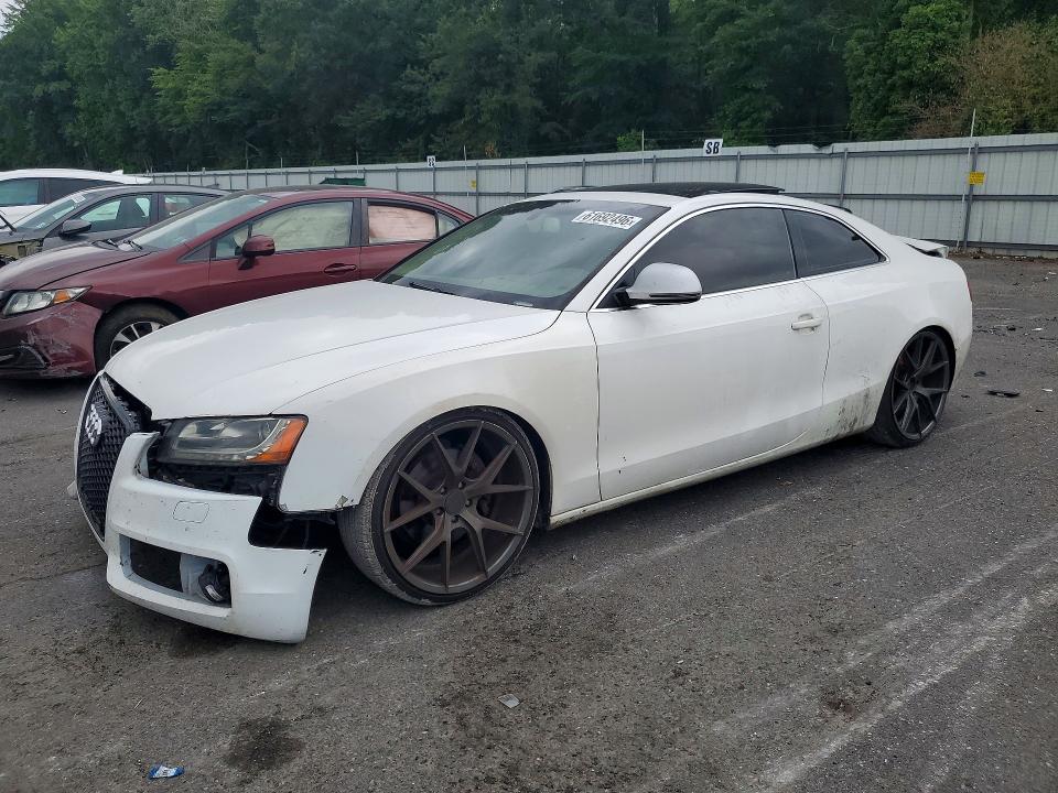 2009 Audi A5 quattro VIN WAUDK78T29A008608 COPART salvage auction — REAR END, MD - CERT OF SALVAGE > 75% DAMAGE (P), sold $125 on 2026-07-28 (photo 1)