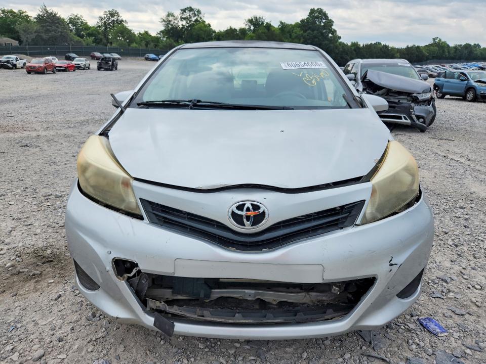 2012 Toyota Yaris VIN JTDKTUD32CD517437 COPART salvage auction — FRONT END, Tn - Salvage Certificate, sold $1,550 on 2026-07-30 (photo 5)