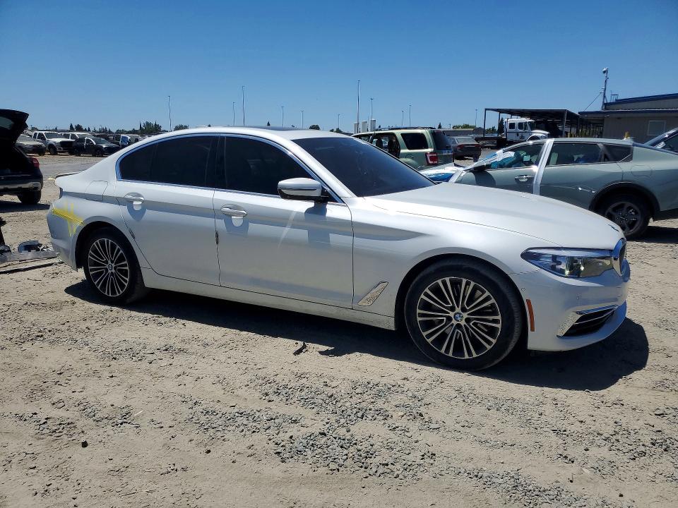 2019 BMW 5 series VIN WBAJE5C57KWW01719 COPART salvage auction — REAR END, CA - SALVAGE CERTIFICATE, sold $11,700 on 2026-08-11 (photo 4)