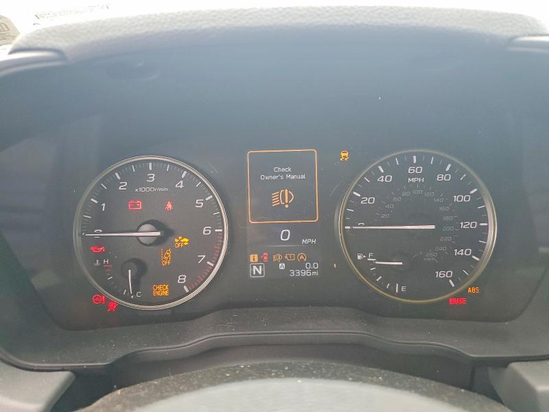 2026 Subaru Crosstrek VIN 4S4GUHF61T3762586 COPART salvage auction — FRONT END, FL - CERT OF TITLE SLVG REBUILDABLE, sold $4,350 on 2026-07-29 (photo 9)