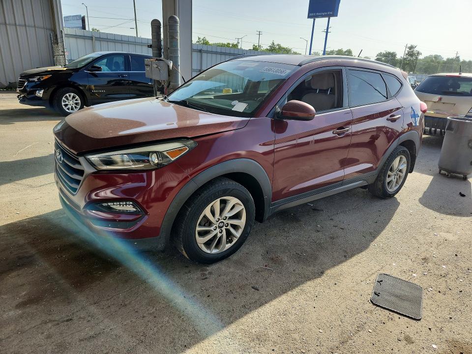 2016 Hyundai Tucson VIN KM8J3CA46GU036773 COPART salvage auction — MINOR DENT/SCRATCHES, Wv - Certificate Of Title, sold $1,650 on 2026-07-27 (photo 1)
