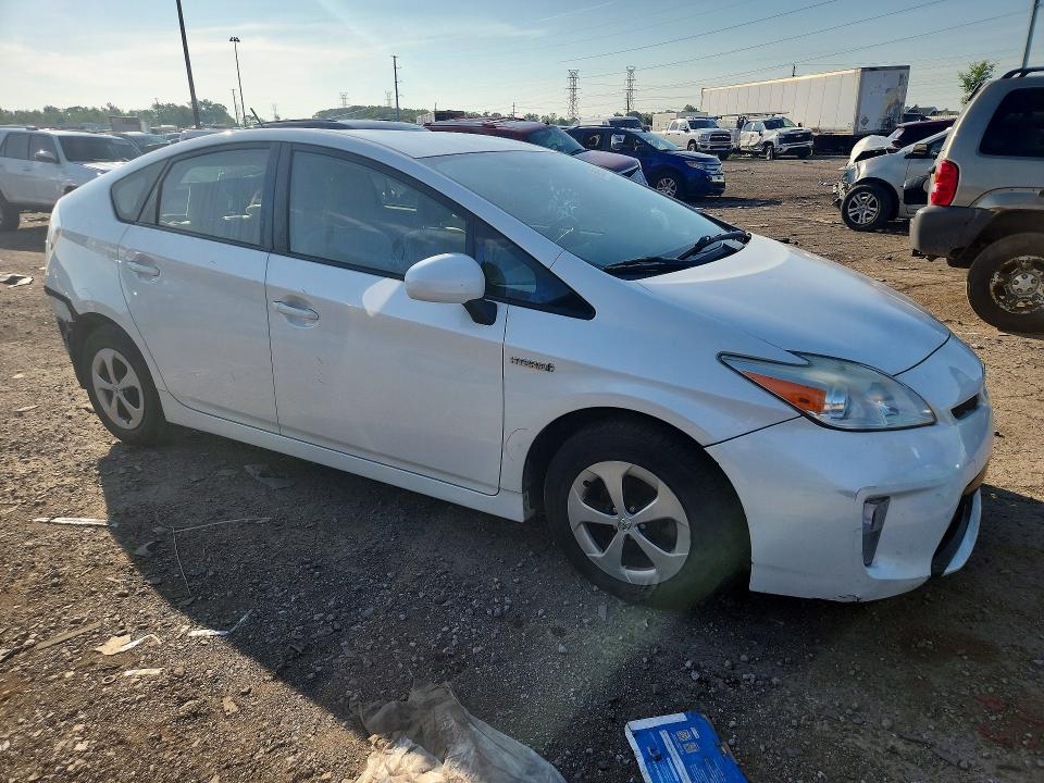 2013 Toyota Prius VIN JTDKN3DUXD5629332 COPART salvage auction — REAR END, MI - CERTIFICATE OF TITLE, sold $1,300 on 2026-07-28 (photo 4)
